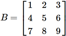 Example of trace of a matrix